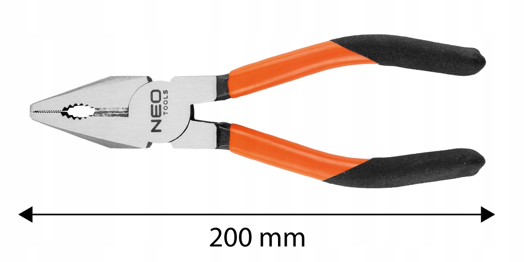 Szczypce uniwersalne, kombinerki 200 mm NEO TOOLS – stal CS, antypoślizgowe - obrazek 4