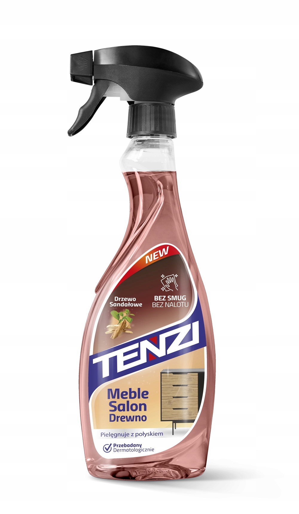 TENZI HOME PRO MEBLE SALON DREWNO - Domowy płyn do czyszczenia mebli 500ml - obrazek 2